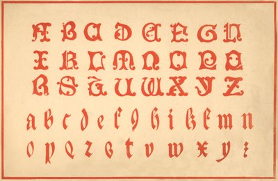 Abeceda, písmena A-Z, velká a malá písmena od Unbekannt