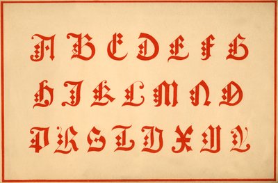 Abeceda, písmena A-Z, velká písmena od Unbekannt