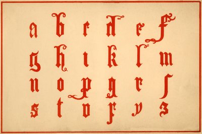 Abeceda, písmena a-z, malá písmena od Unbekannt