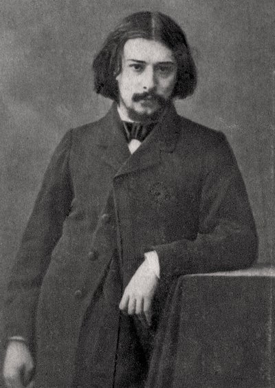 Alphonse Daudet, francouzský romanopisec, 1869 od Unbekannt