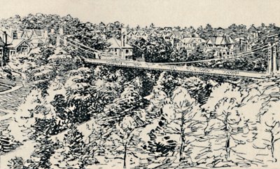Visutý most Alum Chine, 1929 od Unbekannt
