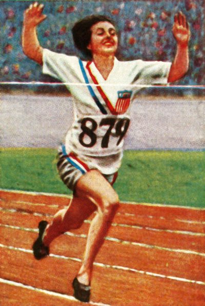 Americká atletka Betty Robinson, vítězka ženské 100 m, 1928. od Unbekannt