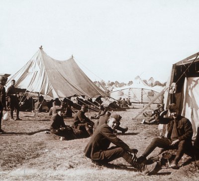 Americký tábor, Melette, Francie, c1914-c1918 od Unbekannt
