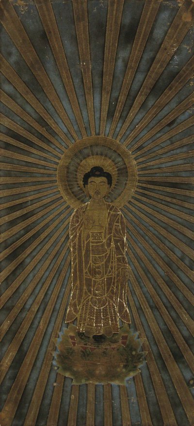 Amida projevující se v těle dharmy účelných prostředků, 18. století. od Unbekannt
