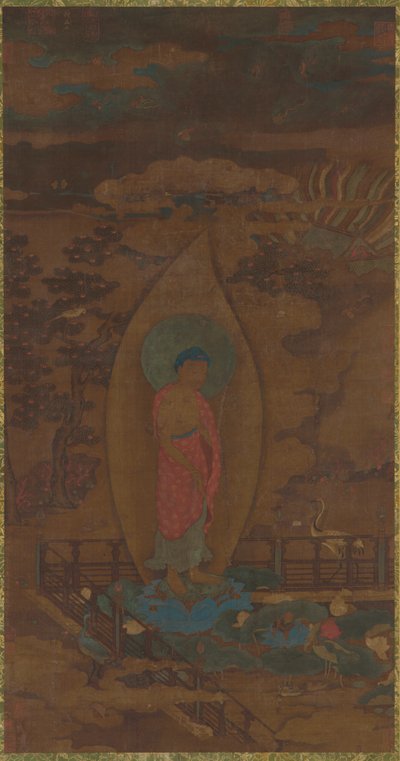 Amitabha vítá duši v ráji, dynastie Ming, 16.–17. století. od Unbekannt