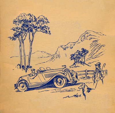 Přední strana obálky An Album of Motor Cars, c1936 od Unbekannt
