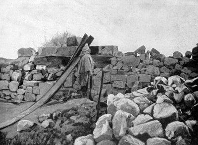 Alžírský voják ve strážní službě, Artois, Francie, 1915 od Unbekannt