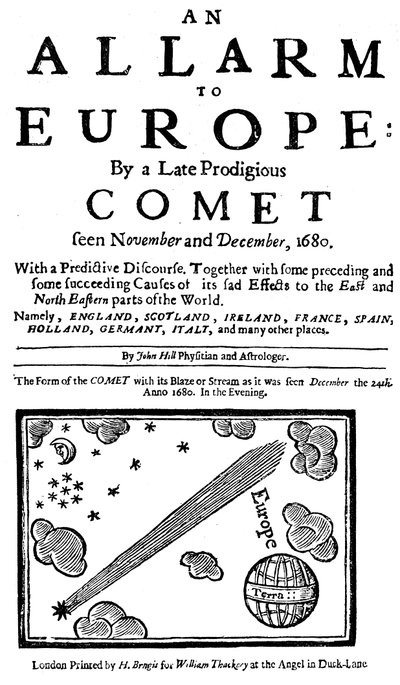 Alarm na Evropu pozdní podivuhodnou kometou, 1680 od Unbekannt