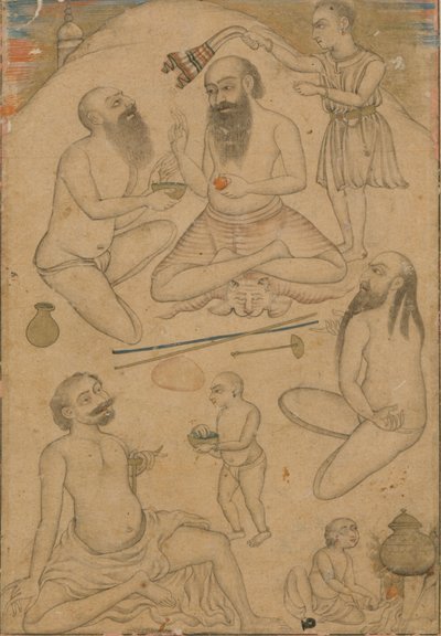 Tábořiště jogínů, ca. 1660. od Unbekannt