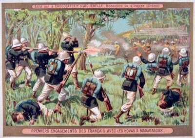Angažovanost proti Hovas z Madagaskaru, 1883-1896 od Unbekannt
