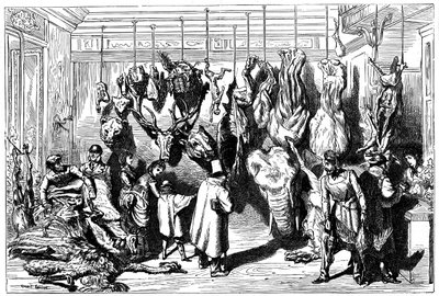 Angličtí řezníci, Boulevard Haussmann, Paříž, 1871 od Unbekannt