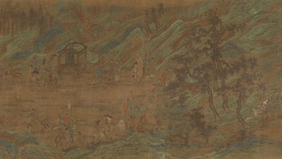 Imperial Hunt, pozdní dynastie Ming, 16.-17. století. od Unbekannt