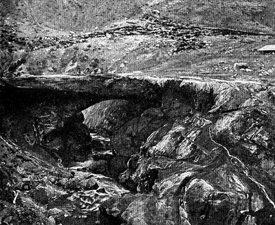 Most Inků, Peru, 1895 od Unbekannt