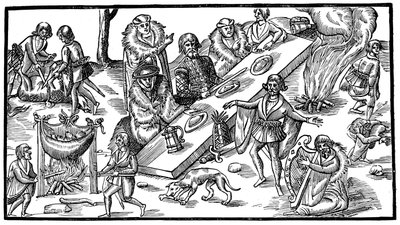 Irská hostina, 1581, 1893 od Unbekannt