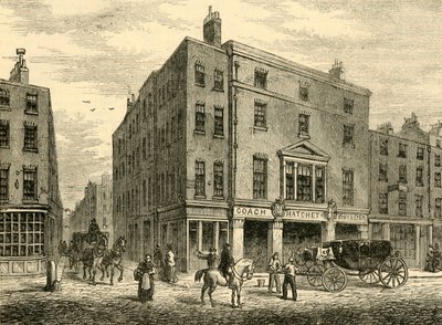 An Old Coachmakers Shop v Long Acre, 1881. od Unbekannt
