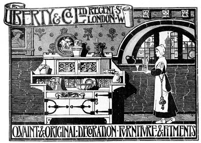 Reklama na Liberty and Co Ltd, 1898 od Unbekannt