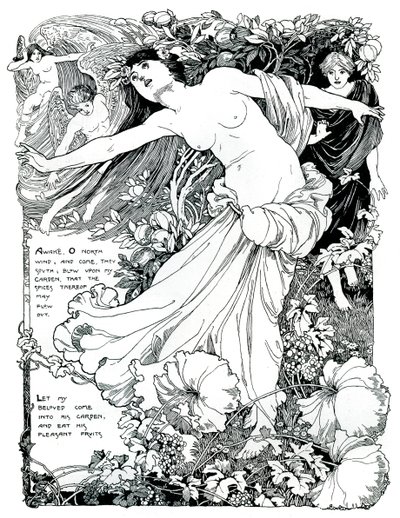 Ilustrace pro The Song of Solomon, 1899 od Unbekannt