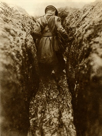 Důstojník v zákopech, Francie, první světová válka, 1916, 1935. od Unbekannt