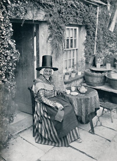 Stará velšská žena, 1912 od Unbekannt