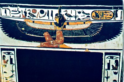 Starověké egyptské hieroglyfy, Théby, Egypt od Unbekannt