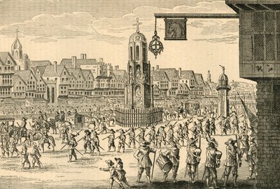 Starověký pohled na Cheapside, 1897. od Unbekannt