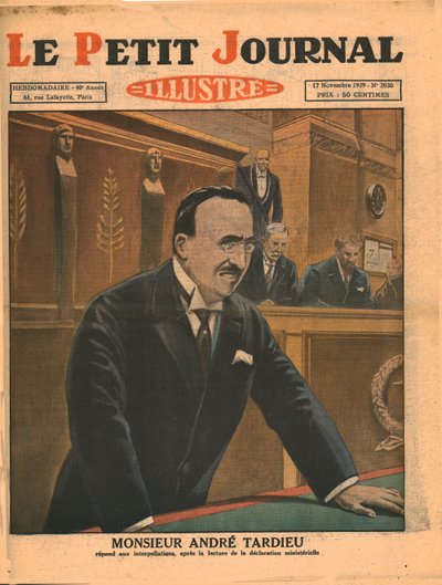 André Tardieu odpovídá na otázky, 1929. od Unbekannt