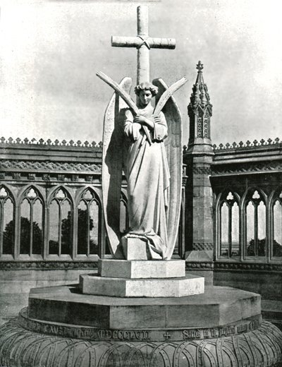 Angel of the Memorial Well, Cawnpore, Indie, 1895. od Unbekannt