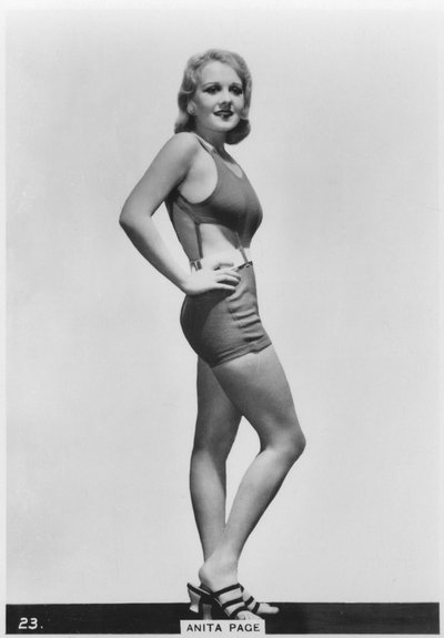 Anita Page, americká filmová herečka, c1938 od Unbekannt