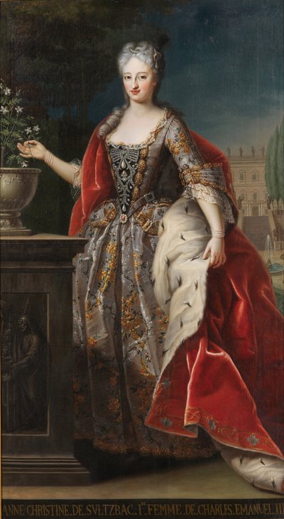 Anna Christine ze Sulzbachu 1704-1723 od Unbekannt