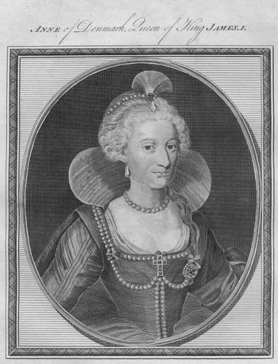 Anna Dánská, královna krále Jakuba I., 1786. od Unbekannt