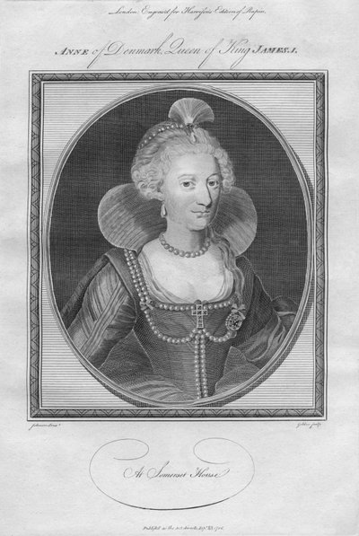 Anna Dánská, královna krále Jakuba I., 1786. od Unbekannt