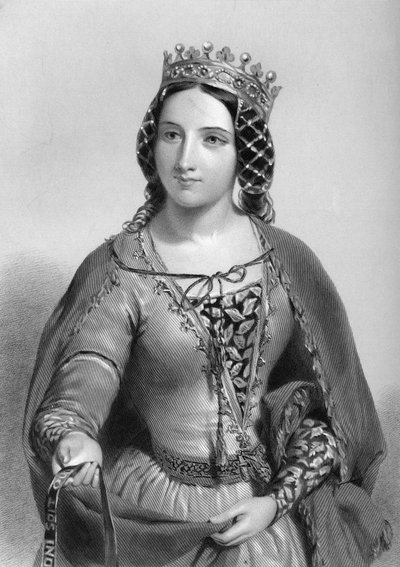 Anna z Warwicku 1456-1485, královna choť krále Richarda III., 1851 od Unbekannt