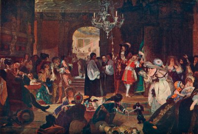 Předsíň ve Whitehallu v době umírání Karla II., 1685 1905 od Unbekannt