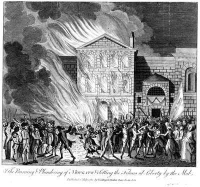 Antikatolické gordonské nepokoje, Londýn, 6.–7. června 1780 od Unbekannt