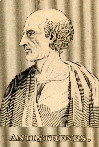 Antisthenes, c445-365 př.nl, 1830. od Unbekannt