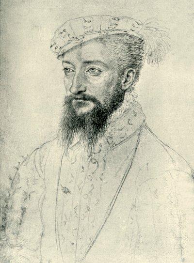 Antoine de Bourbon, král Navarry, 1548, 1907. od Unbekannt