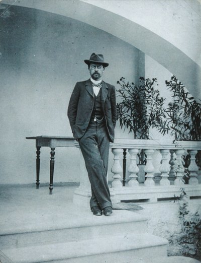 Anton Čechov v Jaltě, 1899-1900 od Unbekannt