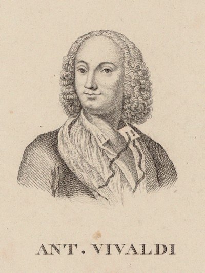 Antonio Vivaldi 1678-1741. od Unbekannt