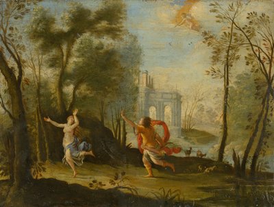 Apollo sleduje Daphne od Unbekannt
