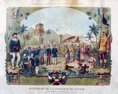 Apoteóza dobytí Tonkinu, cca 1885. od Unbekannt