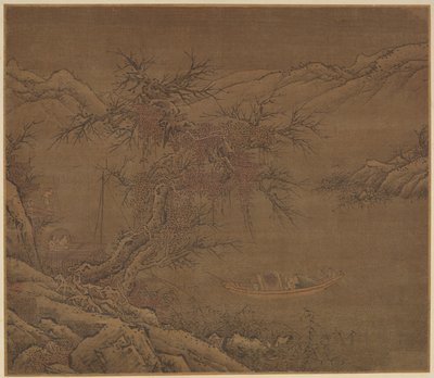 Blížící se k zimnímu pobřeží, dynastie Ming, 1368-1644. od Unbekannt
