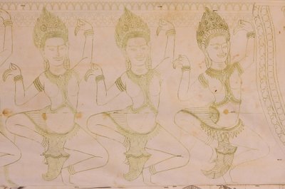 Kresba Apsara, Siem Reap, Kambodža od Unbekannt