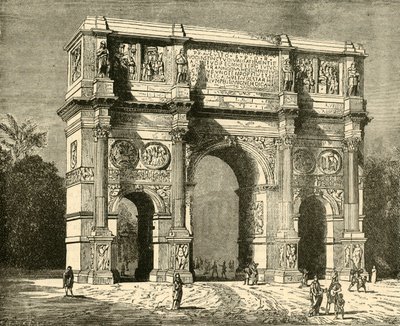 Konstantinův oblouk, 1890. od Unbekannt