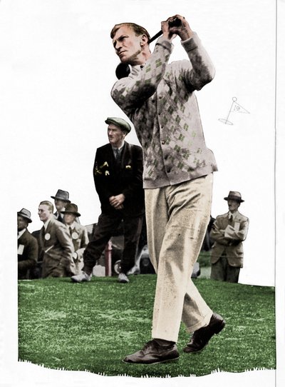 Archie Compston přistupuje: I Have No Use For A Club Without Booths, c1935 1935. od Unbekannt