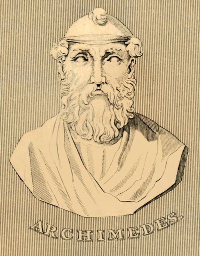Archimedes, c287-212 př.nl, 1830. od Unbekannt