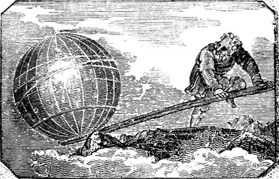 Archimedes c287-212 př.nl, starověký řecký matematik a vynálezce, 1824 od Unbekannt
