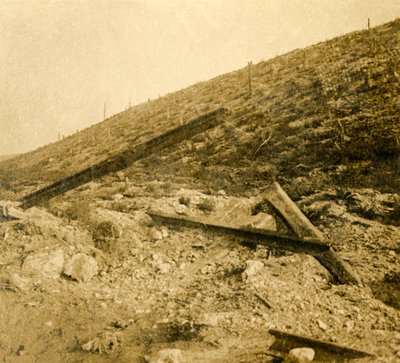 Oblast obklopující pevnost v Douaumont, severní Francie, c1914-c1918 od Unbekannt