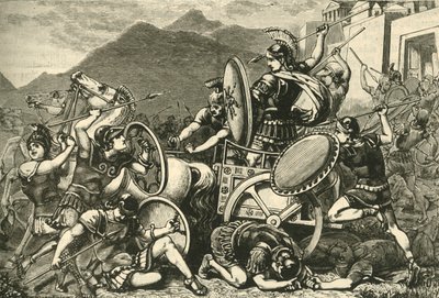 Aristomenes se probojovával z Eiry, 1890. od Unbekannt