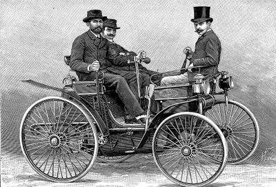 Armand Peugots první motorový vůz, 1890 od Unbekannt