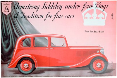 Reklama Armstrong Siddeley Motors, 1937 od Unbekannt